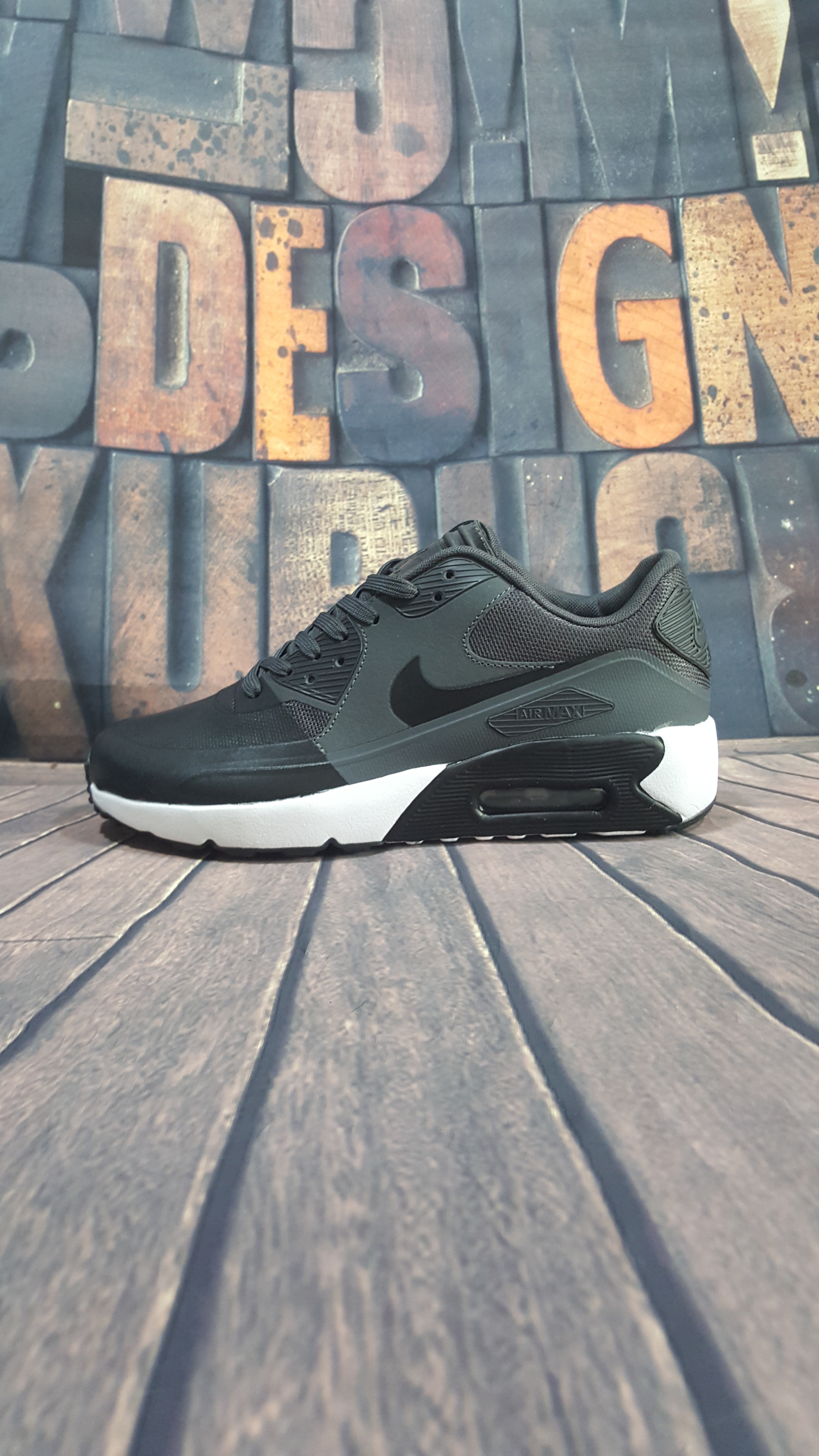 2020 Nike Air Max 90 Ultra 2.0 Grey Black White - Click Image to Close